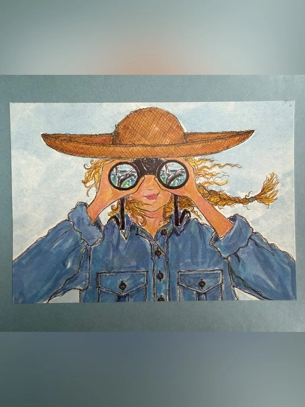 🩵💛🌊SUSAN WALLACE BARNES Artist Blank Cards NWT